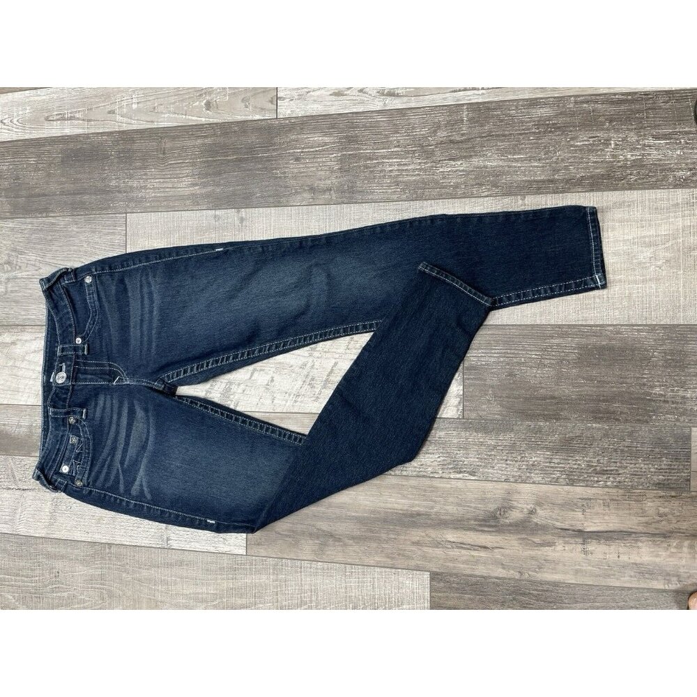 Women's True Religion Jeans Legging Size 29-Clear Crystal Logo